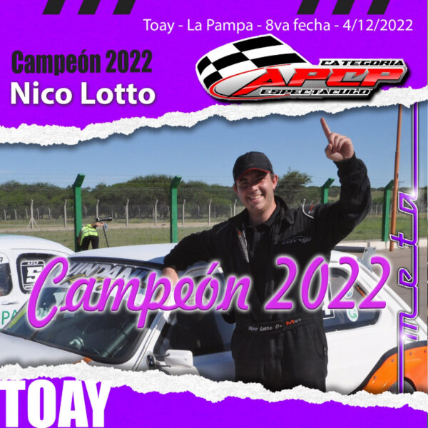 Nico Lotto Campeón