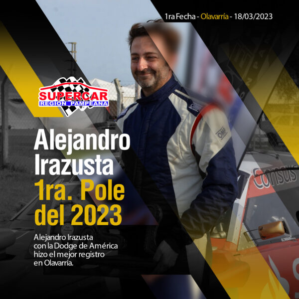 Alejandro Irazusta se quedó con la pole